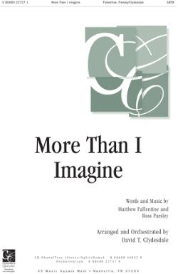 More Than I Imagine More Than I Imagine
