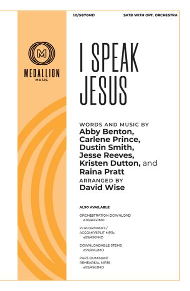 I Speak Jesus I Speak Jesus