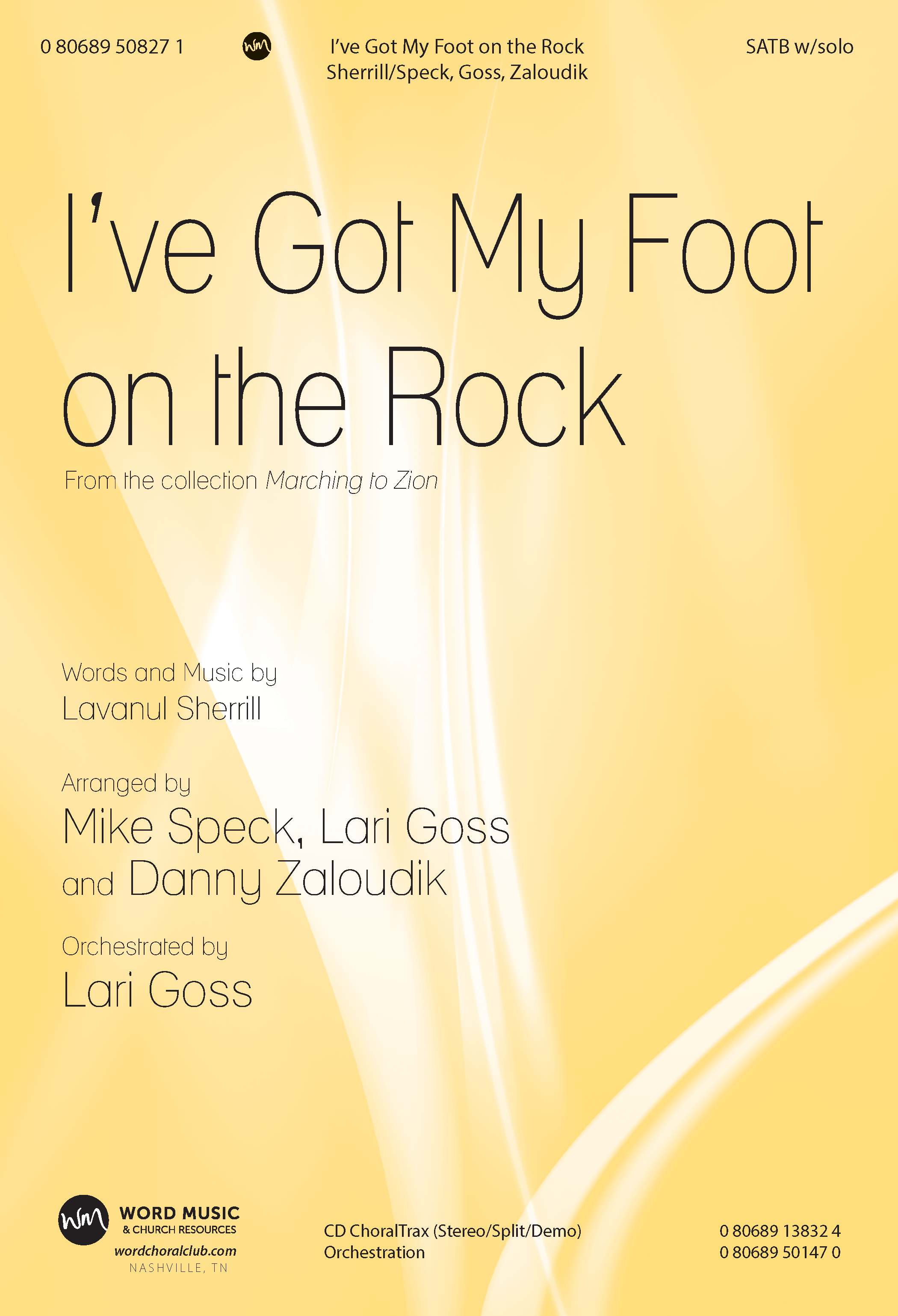 I've Got My Foot On The Rock - Dtx [B/Speck/Goss/Zaloudik]